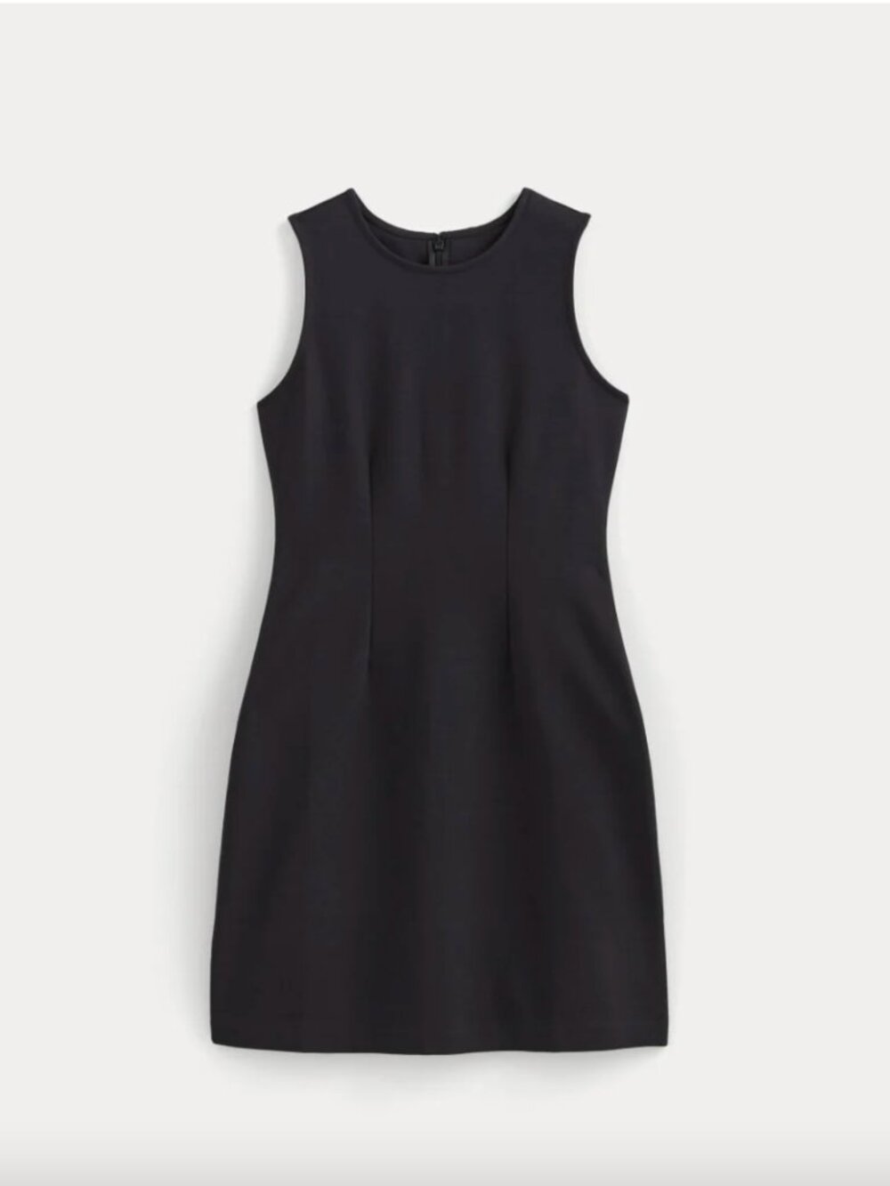 NWT Everlane The Dream ‘90s Shift Dress LBD Mini Sleeveless Stretchy Size L - Picture 2 of 13